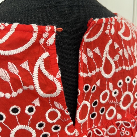 ASOS River Island Broderie Blouse Cold Shoulder - Picture 12 of 14